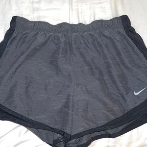 Nike gray and black shorts
